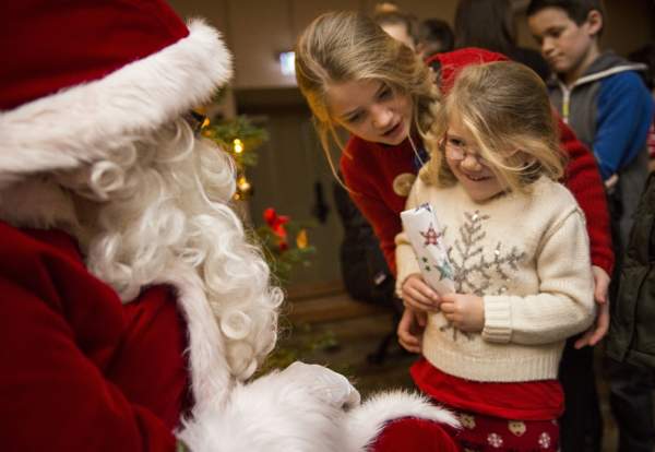 Baby and toddler festive play session with Father Christmas