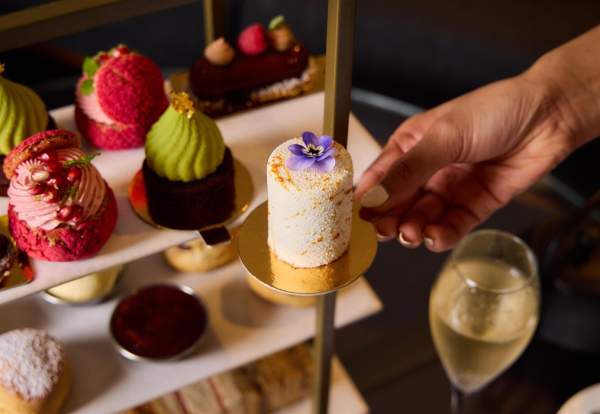 Easter Afternoon Tea at The Library Champagne Bar
