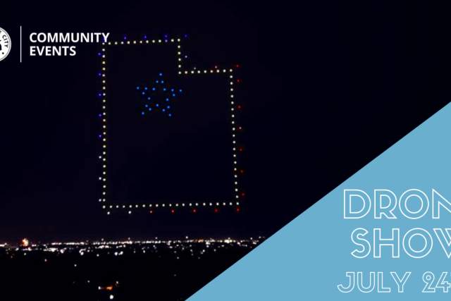 Salt Lake City's Pioneer Day Drone Show 2025