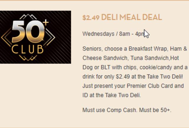 $249 Deli Meal Deal at Take Two Deli in the Hollywood Casino