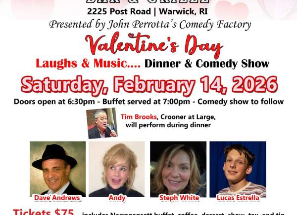 John Perrotta's Valentine's Day Dinner & Comedy Show
