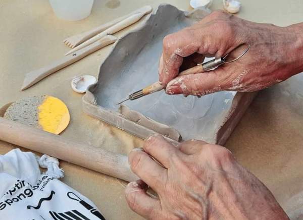 Pottery on the Patio w/Pottery with a Purpose