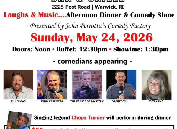 Afternoon Dinner & Comedy Show
