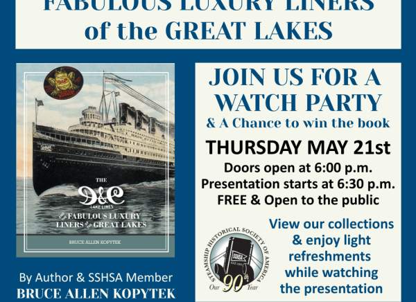 WATCH PARTY at the Ship History Center
