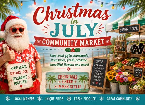 Christmas in July Community Market