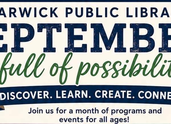 Warwick Public Library's Lineup of Great September Events