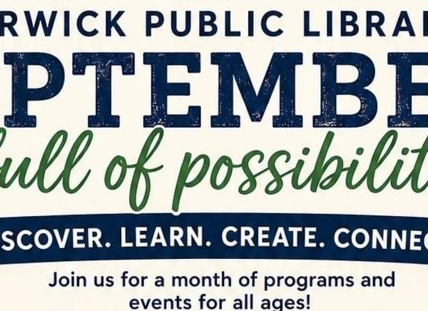 Warwick Public Library's Lineup of Great September Events