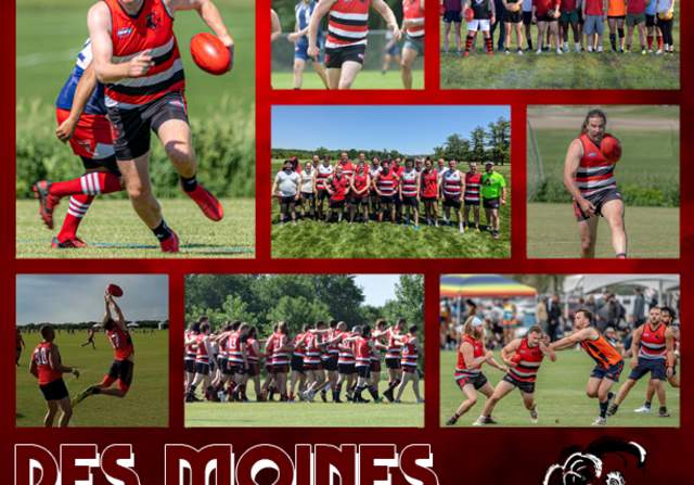 Des Moines Roosters Australian Football Weekly Training
