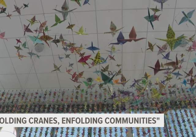 Folding Cranes: Enfolding Community/COVID Exhibition