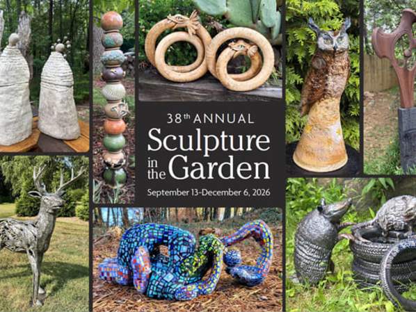 38th Annual Sculpture in the Garden Exhibit