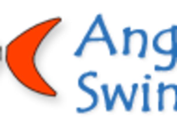 Angelfish Swimming Logo