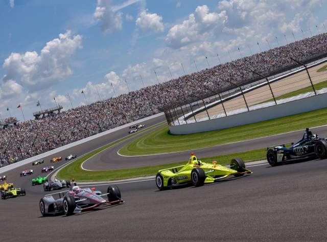 The Starting Grid for the 107th Running of the Indianapolis 500