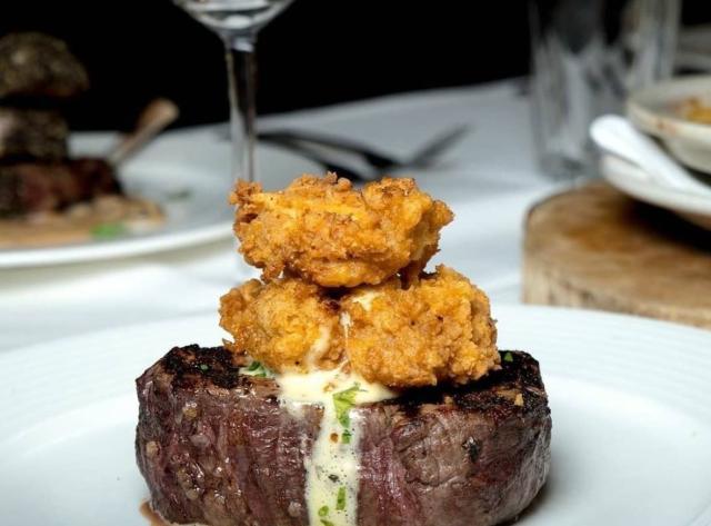 Filet and Chicken Fried Oysters