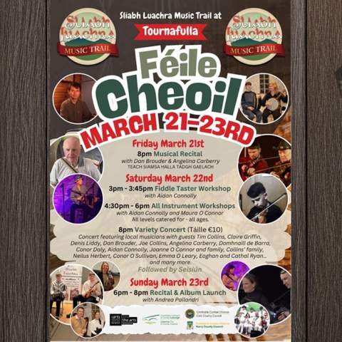 Sliabh Luachra Music Trail at Tournafulla’s Féile Cheoil