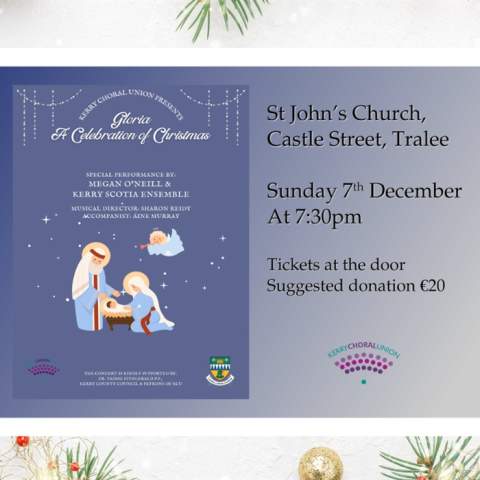 Kerry Choral Union presents 'Gloria - a Celebration of Christmas'