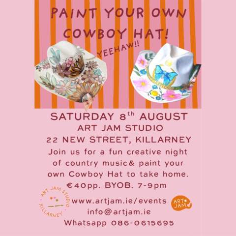 Paint your own Cowboy Hat