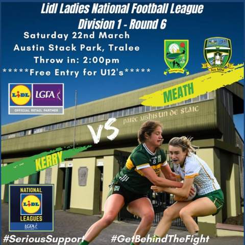 Kerry VS Meath - Ladies National Football League