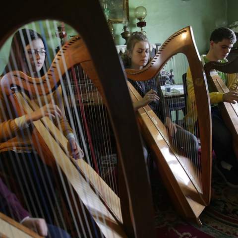 Lá na Cruite. Harpday