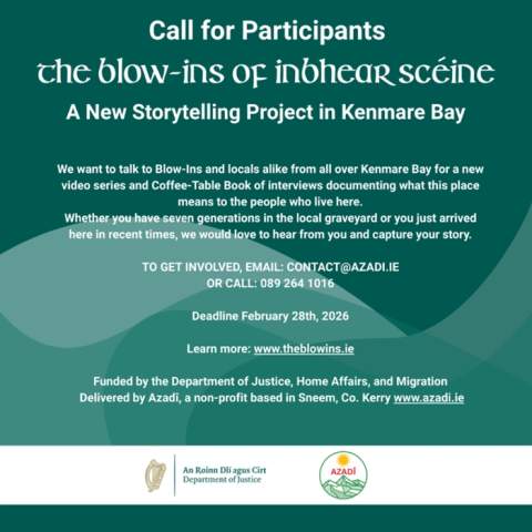 Calling all Blow-ins along Kenmare Bay