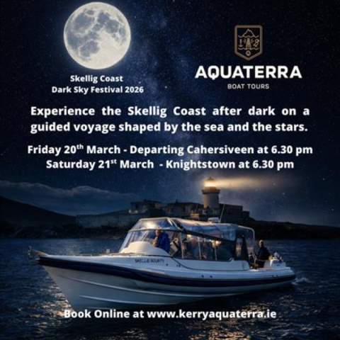 The Skellig Coast by Starlight as part of the Dark Sky Festival 2026