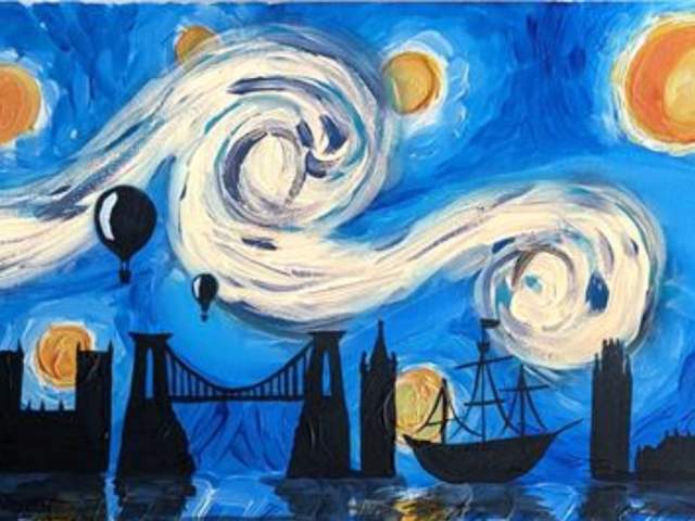 Paint Starry Night Over Bristol at Mercure Bristol Grand Hotel