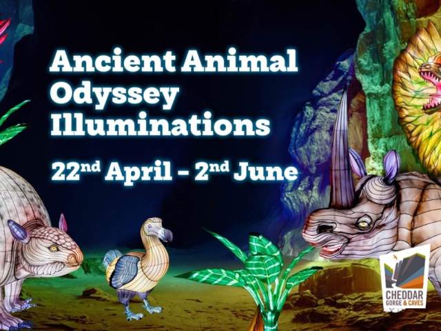 Ancient Animal Odyssey Illuminations at Cheddar Gorge and Caves