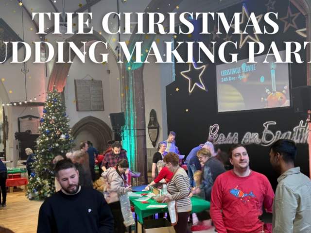 Christmas Pudding Making Party at Central Church