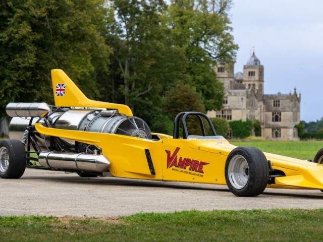 Vampire Jet Car at Aerospace Bristol