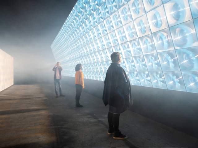 Cast Light by Squidsoup at Jacobs Wells Baths