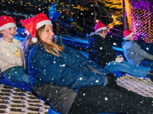 Twilight Tobogganing at Mendip Activity Centre