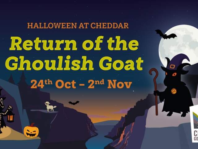 Halloween at Cheddar: Return of the Ghoulish Goat at Cheddar Gorge & Caves