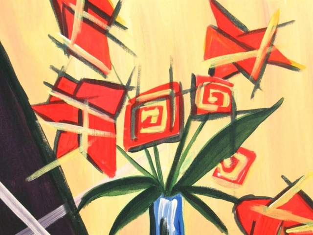 Paint Picasso Cubist Rose at Mercure Bristol Grand Hotel