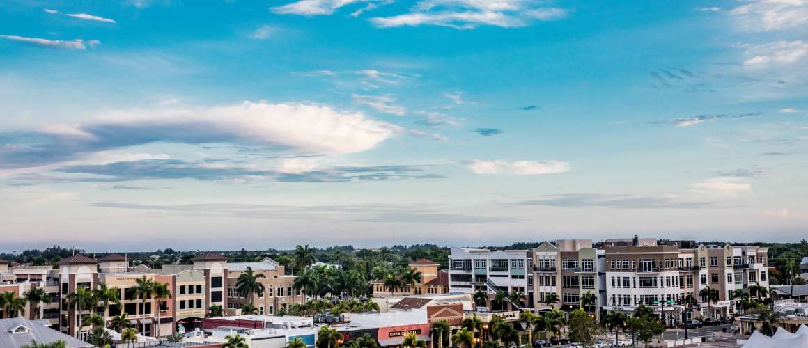 Aerial Shot of Downtown Punta Gorda