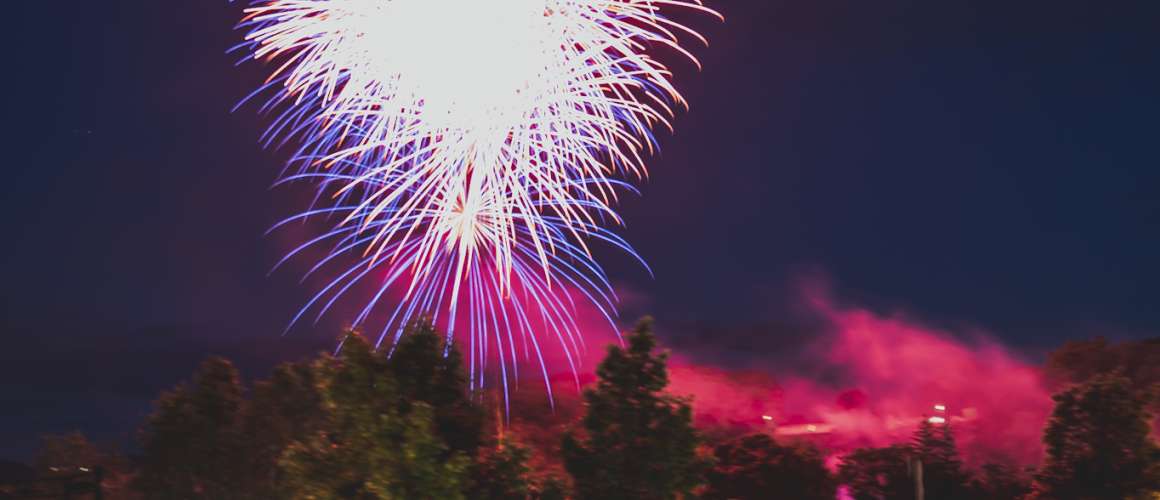 Easton Twilight Criterium fireworks