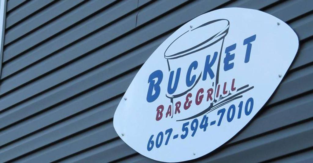 Bucket Bar & Grill - Exterior Sign