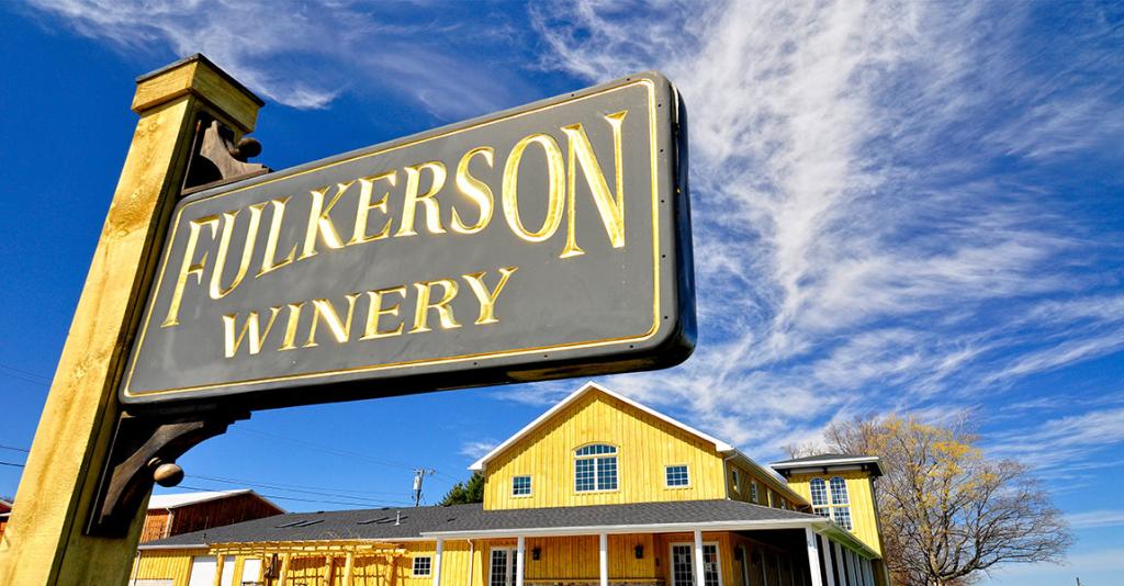 Fulkerson Winery - Roadside Sign