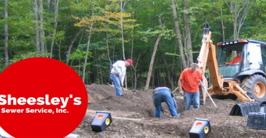 Sheesley's Sewer Service - Excavation Banner