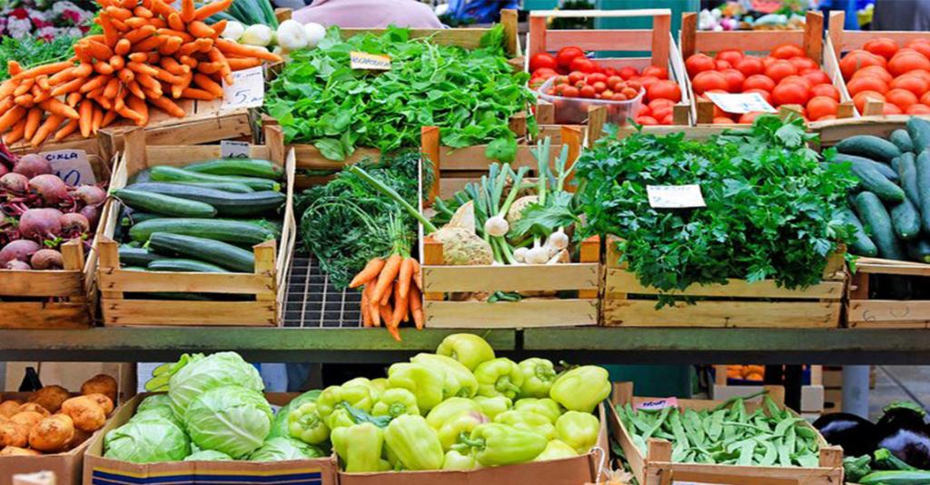 Watkins Glen Farmers Market - Vegetables in Crates
