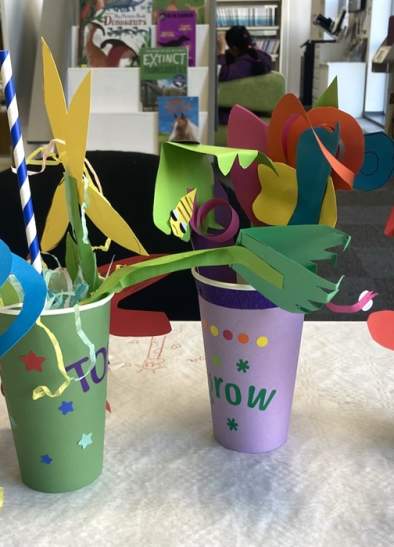 Family craft activity at Debdale Park