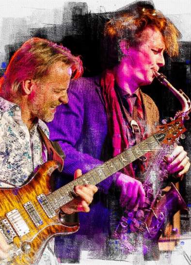Tom Waters Band feat. Geoff Achison (Aus): Brush with the Blues Tour
