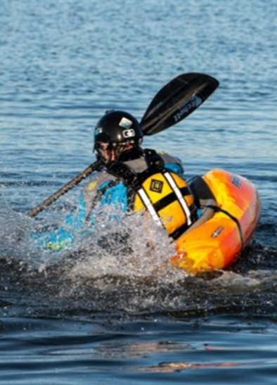 Kayak at Scotman's Flash