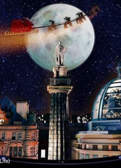 New Dome Show: What Santa Sees