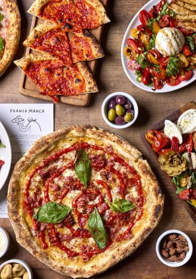 Franco Manca's  Autumn/ Winter Menu Launch