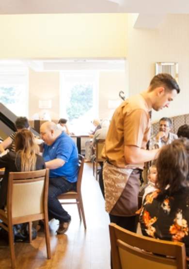 Masons Dining Room at Slattery Patissier and Chocolatier