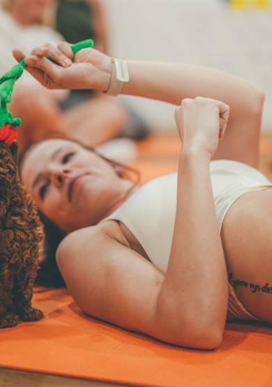 St Patrick's Day Puppy Yoga