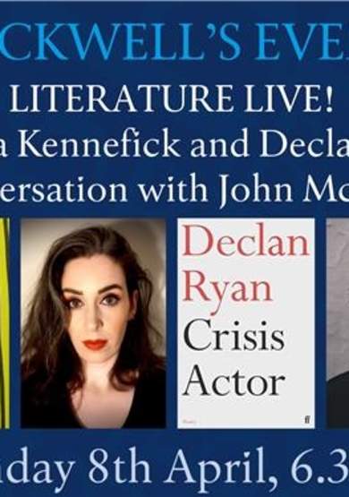 Literature Live! Victoria Kennefick and Declan Ryan in conversation