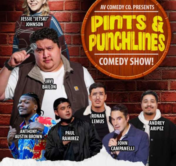AV Comedy Co. Presents: PINTS & PUNCHLINES COMEDY SHOW