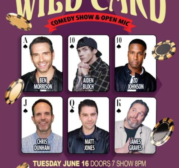 Wild Card Comedy Show and Open Mic Night