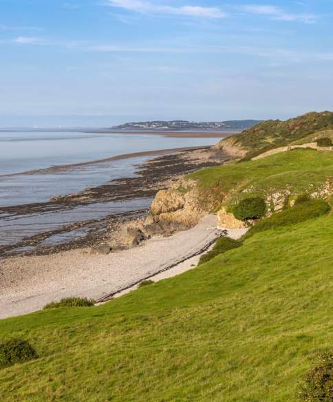 Sand Bay Beach, Sand Point and Middle Hope