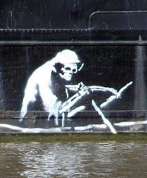 Banksy Graffiti The Grim Reaper